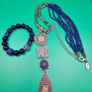 Brand New Chicos necklace and bracelet